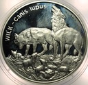 20 zł złotych 1999 Wilk Wilki SREBRO