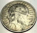 5 zł złotych 1933 Głowa Kobiety Polonia Babka SREBRO