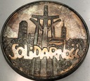 100000 zł złotych 1990 Solidarność TYP A uncja 1 oz SREBRO