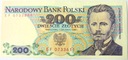 1988 200 zł złotych Dąbrowski seria EF