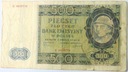 1940 500 zł Pięćset Złotych seria B Góral