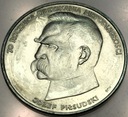 50000 zł złotych 1988 Piłsudski Niepodległość SREBRO
