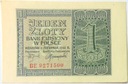 1941 1 zł Jeden Złoty, seria BE
