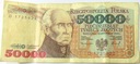 1993 50000 zł złotych Staszic seria D