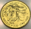 2 zł złote 1998 Adam Mickiewicz