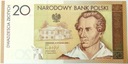 2009 20 zł złotych Juliusz Słowacki banknot kolekcjonerski (nr 2)