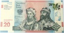 2016 20 zł złotych CHRZEST 1050 rocznica Chrztu Polski banknot