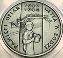 20 zł złotych 2004 GETTO Pamięci ofiar Getta w Łodzi SREBRO