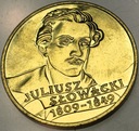 2 zł złote 1999 Juliusz Słowacki