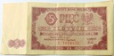 1948 5 zł pięć złotych seria E
