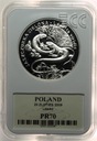 20 zł złotych 2009 Jaszczurka Zielona Zwierzęta Świata SREBRO (nr 1)
