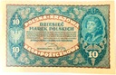 1919 10 Dziesięć Marek Polskich II Serja BT