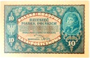 1919 10 Dziesięć Marek Polskich II Serja BU