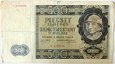 1940 500 zł Pięćset Złotych seria A Góral (nr 1)