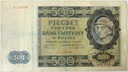 1940 500 zł Pięćset Złotych seria A Góral (nr 1)