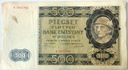 1940 500 zł Pięćset Złotych seria A Góral (nr 2)