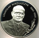 10 zł złotych 1996 Stanisław Mikołajczyk SREBRO