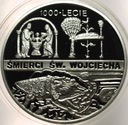10 zł złotych 1997 1000-lecie śmierci Św. Wojciecha Święty Wojciech SREBRO