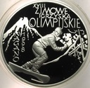 10 zł złotych 1998 Zimowe Igrzyska Nagano Japonia SREBRO