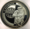 10 zł złotych 1999 Wstąpienie Polski do NATO SREBRO