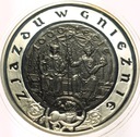 10 zł złotych 2000 GNIEZNO 1000-lecie Zjazdu w Gnieźnie SREBRO