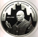 10 zł złotych 2001 Kardynał Stefan Wyszyński SREBRO