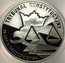 10 zł złotych 2001 Trybunał Konstytucyjny 15-lecie orzecznictwa SREBRO