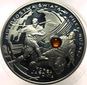 10 zł złotych 2002 Korea Japonia Mistrzostwa w Piłce Nożnej BURSZTYN SREBRO