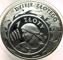 10 zł złotych 2004 1 zł 1924 Żniwiarka Dzieje Złotego SREBRO (nr 1)