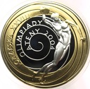 10 zł złotych 2004 Ateny Igrzyska dyskobol platerowana złotem SREBRO (nr 1)