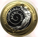 10 zł złotych 2004 Ateny Igrzyska dyskobol platerowana złotem SREBRO (nr 2)