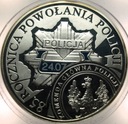 10 zł złotych 2004 POLICJA 85 rocznica powołania Policji SREBRO (nr 2)