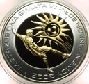 10 zł złotych 2006 Niemcy Mistrzostwa Świata FIFA platerowana AU SREBRO