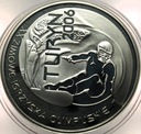10 zł złotych 2006 Turyn Igrzyska Olimpiada Snowboard SREBRO