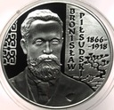 10 zł złotych 2008 Bronisław Piłsudski SREBRO