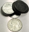 LOT ZESTAW 10 x 2 zł Głowa Kobiety SREBRO