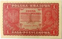 1919 1 Jedna Marka Polska I Serja HJ