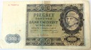 1940 500 zł Pięćset Złotych seria A Góral (nr 2)
