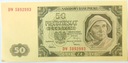 1948 50 zł Pięćdziesiąt Złotych, seria DW
