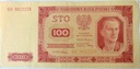 1948 100 zł sto złotych seria GU