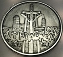 100000 zł złotych 1990 Solidarność TYP B uncja 1 oz SREBRO RZADKA