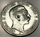 Niemcy 2 Marki Zwei Mark 1898 Prusy SREBRO