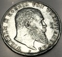 Niemcy 3 Marki 1912 Drei Mark Wirtembergia RZADKA SREBRO