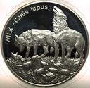 20 zł złotych 1999 Wilk Wilki SREBRO