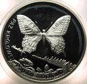 20 zł złotych 2001 Paź Królowej Zwierzęta Świata Motyl SREBRO