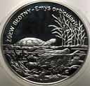 20 zł złotych 2002 Żółw Błotny Zwierzęta Świata SREBRO