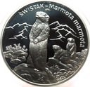 20 zł złotych 2006 Świstak Zwierzęta Świata SREBRO