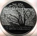 20 zł złotych 2008 Getto 65 rocznica Powstania w Getcie Warszawskim SREBRO
