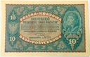 1919 10 Dziesięć Marek Polskich II Serja BU