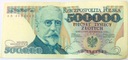 1990 500000 zł złotych Sienkiewicz seria AB